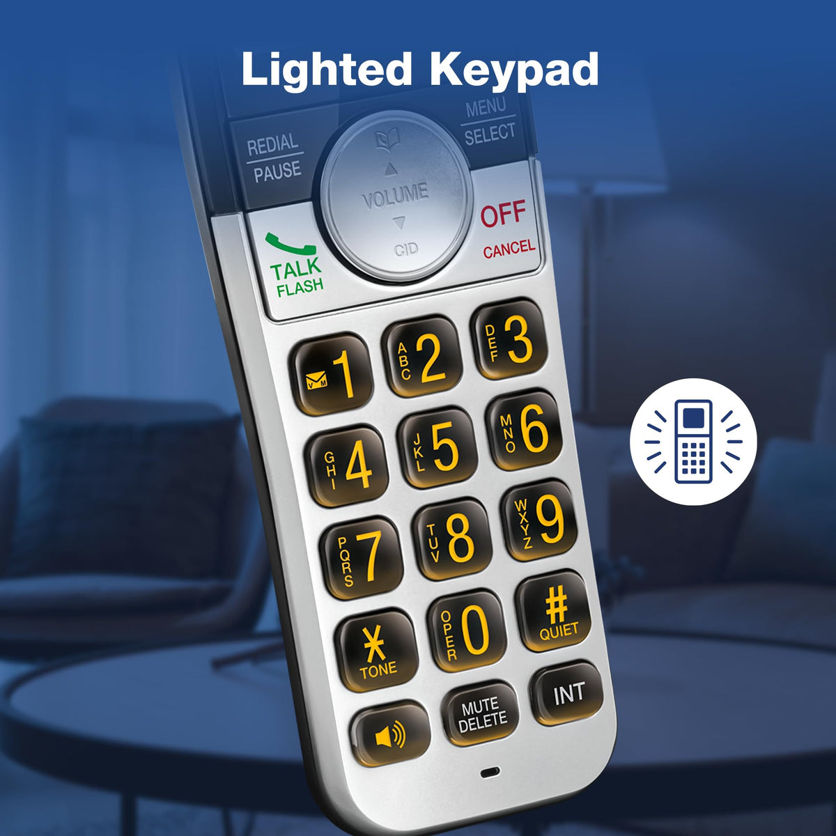Cordless Home Phone with Answering Machine V7429
