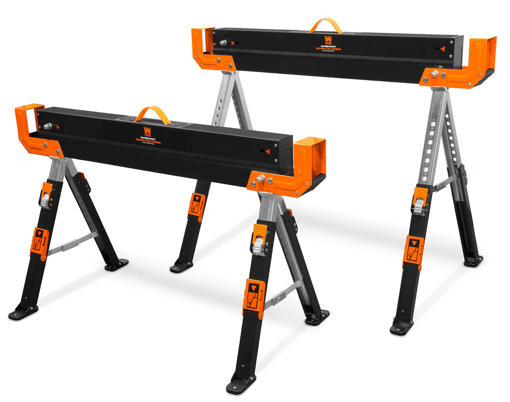 Steel Saw Horse Set and 6" Quick Release Track Saw Clamps A15997