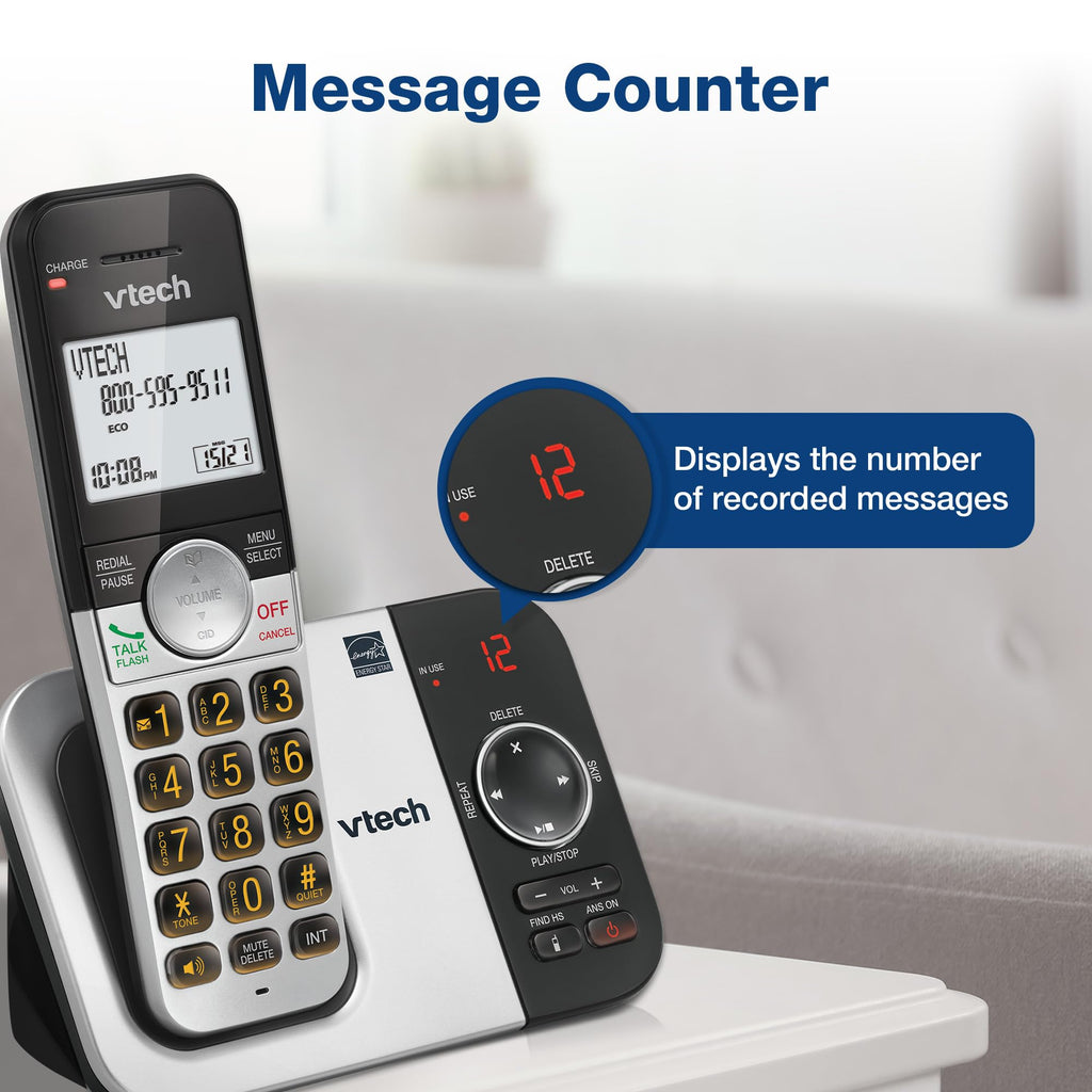 Cordless Home Phone with Answering Machine V7429