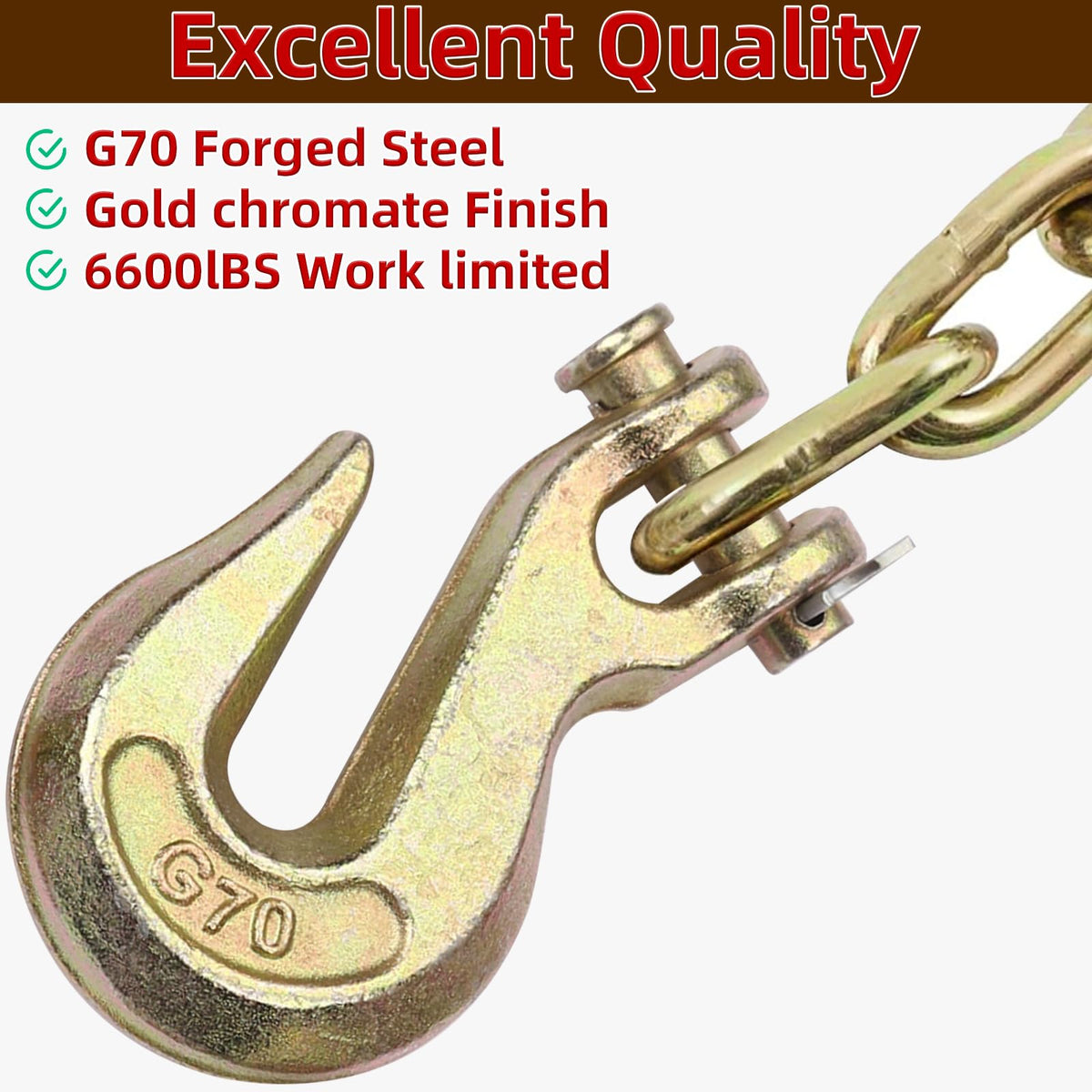 3/8 Inch G70 Clevis Grab Hooks G71099