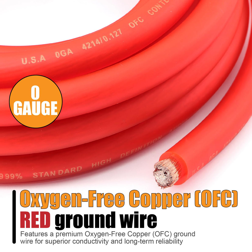 0 Gauge OFC Amp Wiring Kit J90928