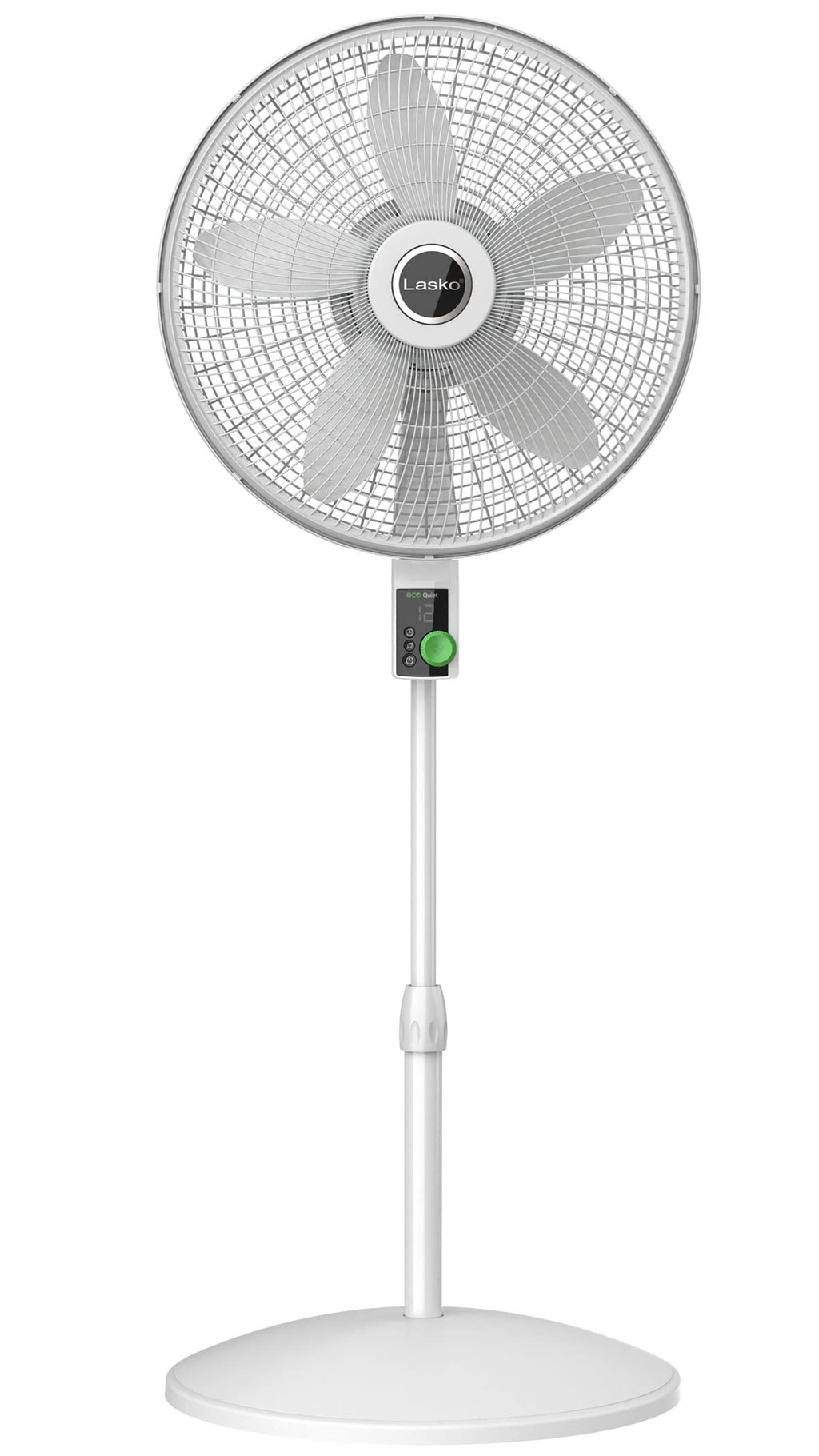 Oscillating Pedestal Fan with 12 Speeds, 8 Hour Timer, Adjustable Height, Remote Control, White F783498