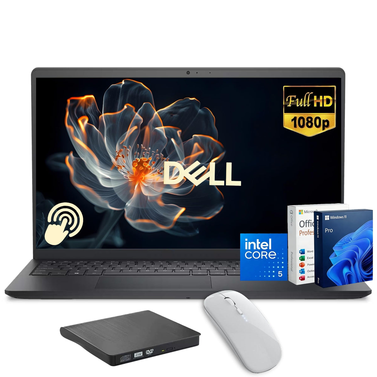 15 FHD Touch Laptop, i5, 16GB RAM, 512GB SSD V78173