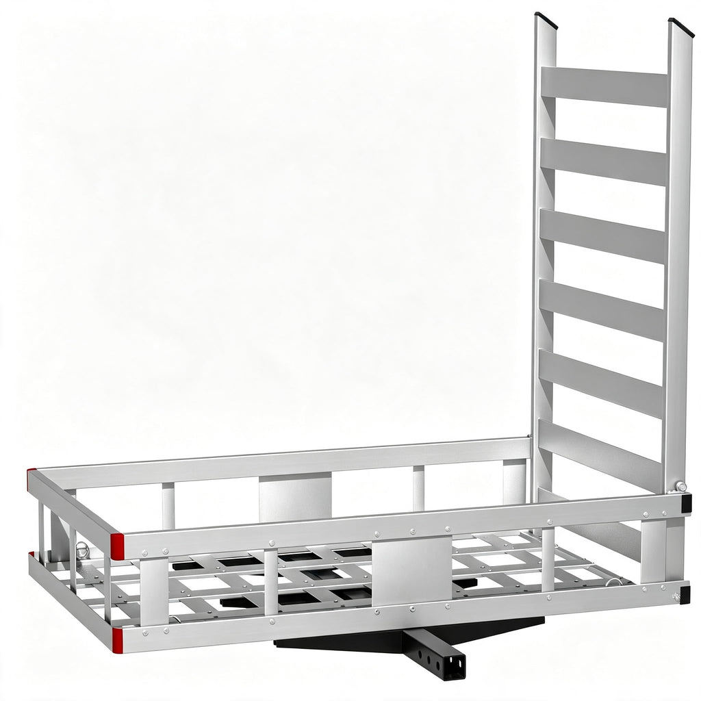 Hitch Cargo Carrier with Ramp, 500 lbs Capacity Q30330