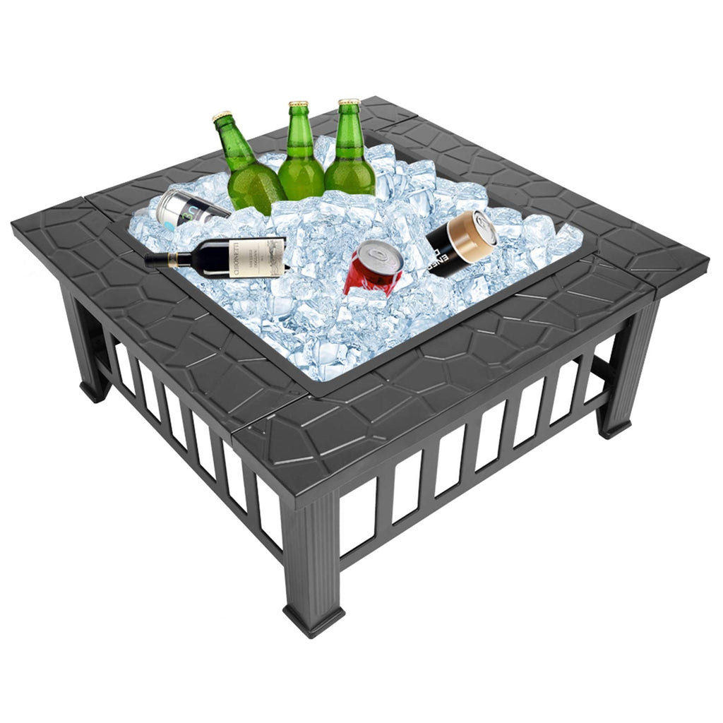 32 Inch Square Fire Pit N4738