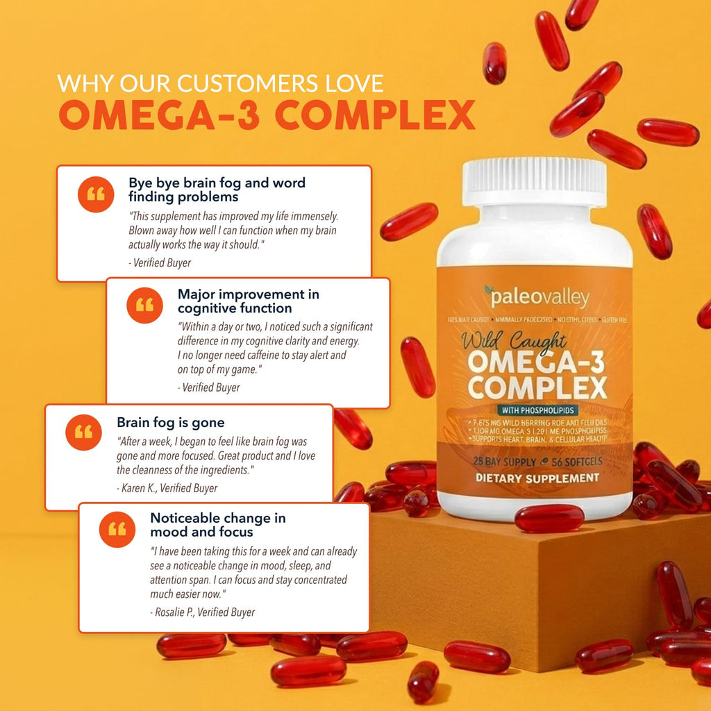 Wild Caught Omega-3 Fish Oil 750mg DHA 187mg EPA F532238