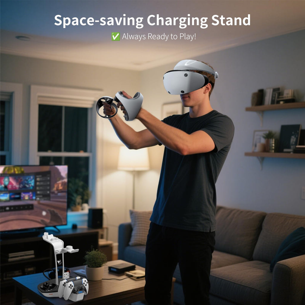 Dual Charging Station for PS5 and VR2 Controllers E165704