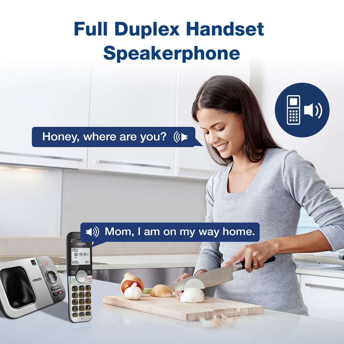 Cordless Home Phone with Answering Machine V7429