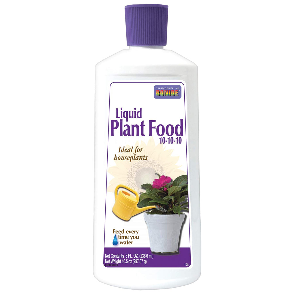 Liquid Plant Food 10-10-10, 8 oz Concentrated Fertilizer U202148