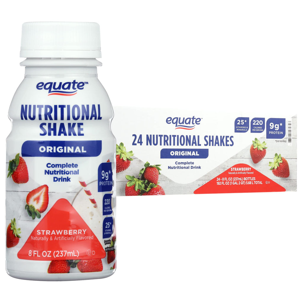 Strawberry Nutritional Shake 8 fl oz 24 Count N47553