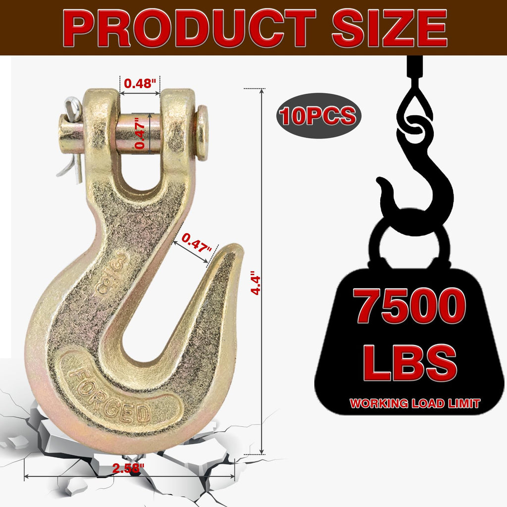 3/8 Inch G70 Clevis Grab Hooks G71099