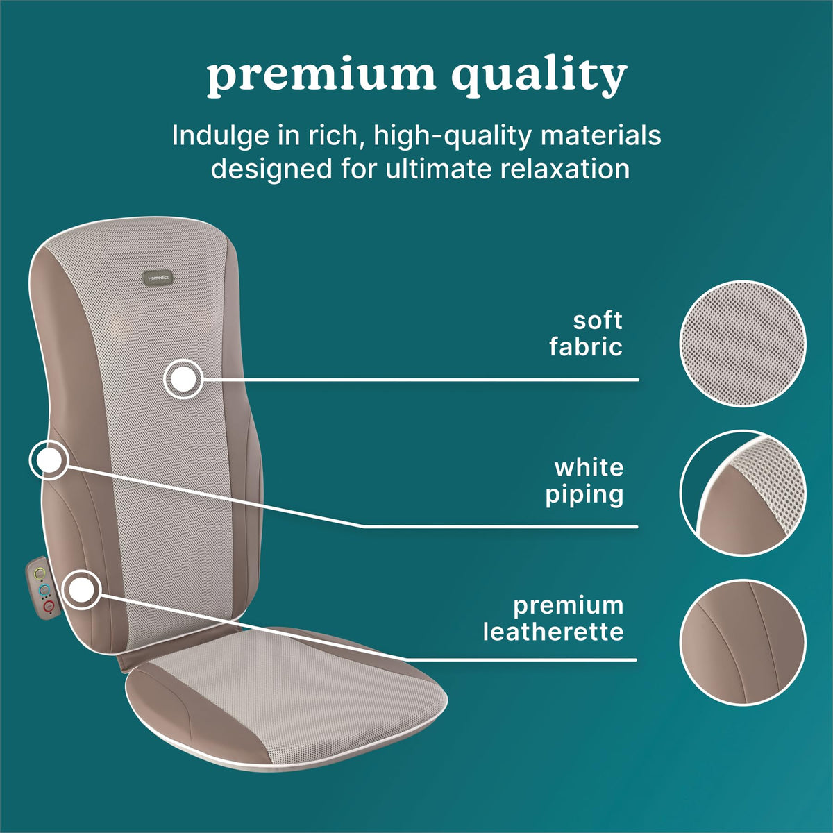 Shiatsu Back Massager Cushion with Heat M367257