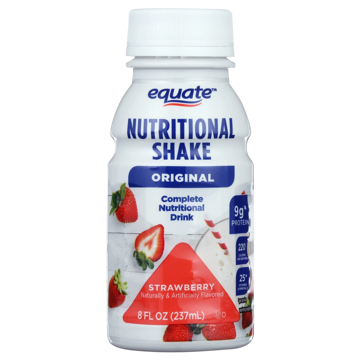 Strawberry Nutritional Shake 8 fl oz 24 Count N47553