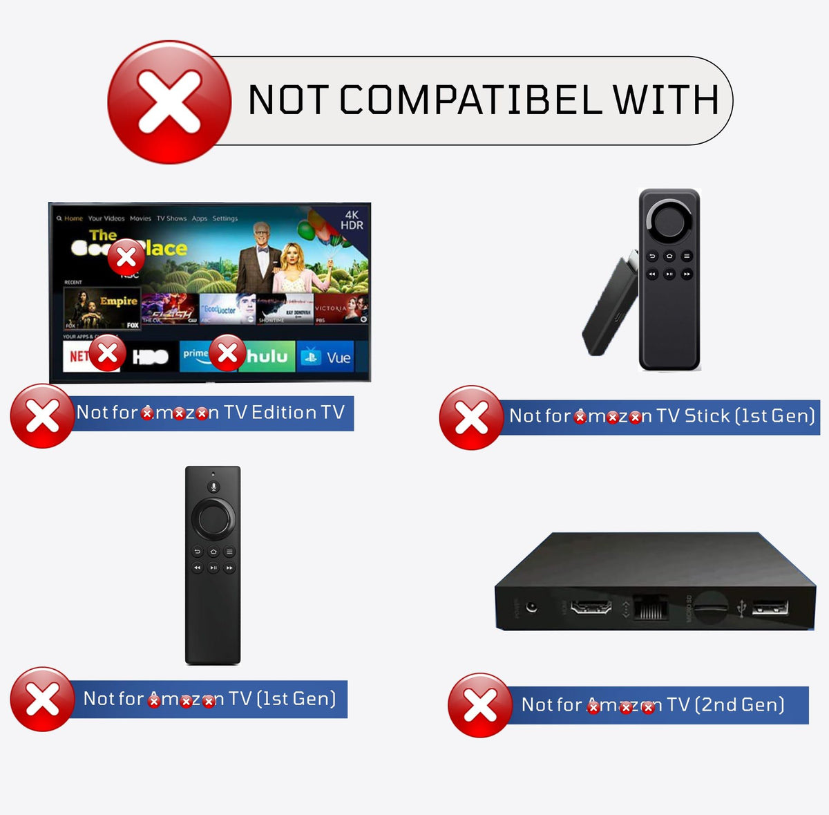 Replacement Remote for Fire TV Stick Y104