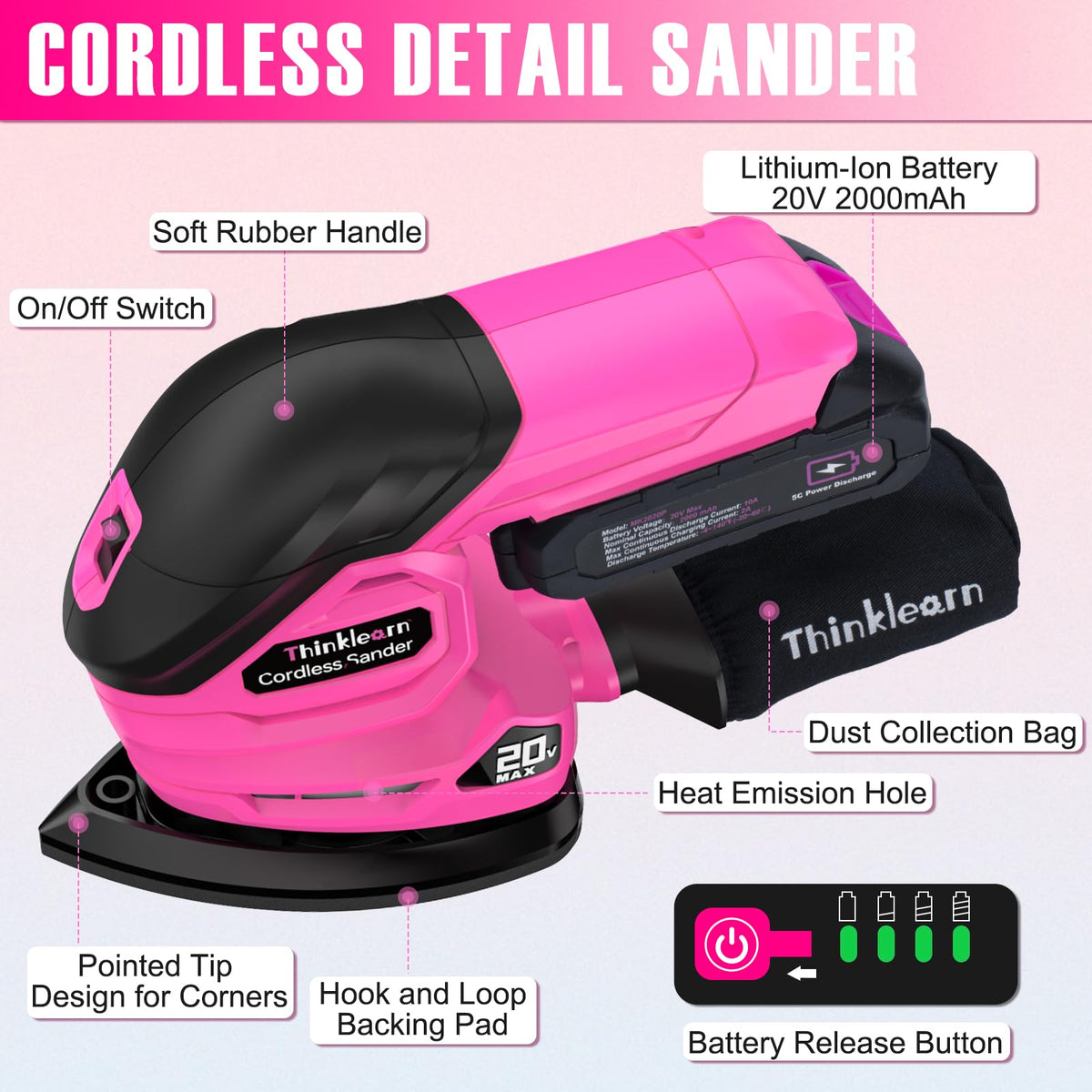 Cordless Detail Sander V147709