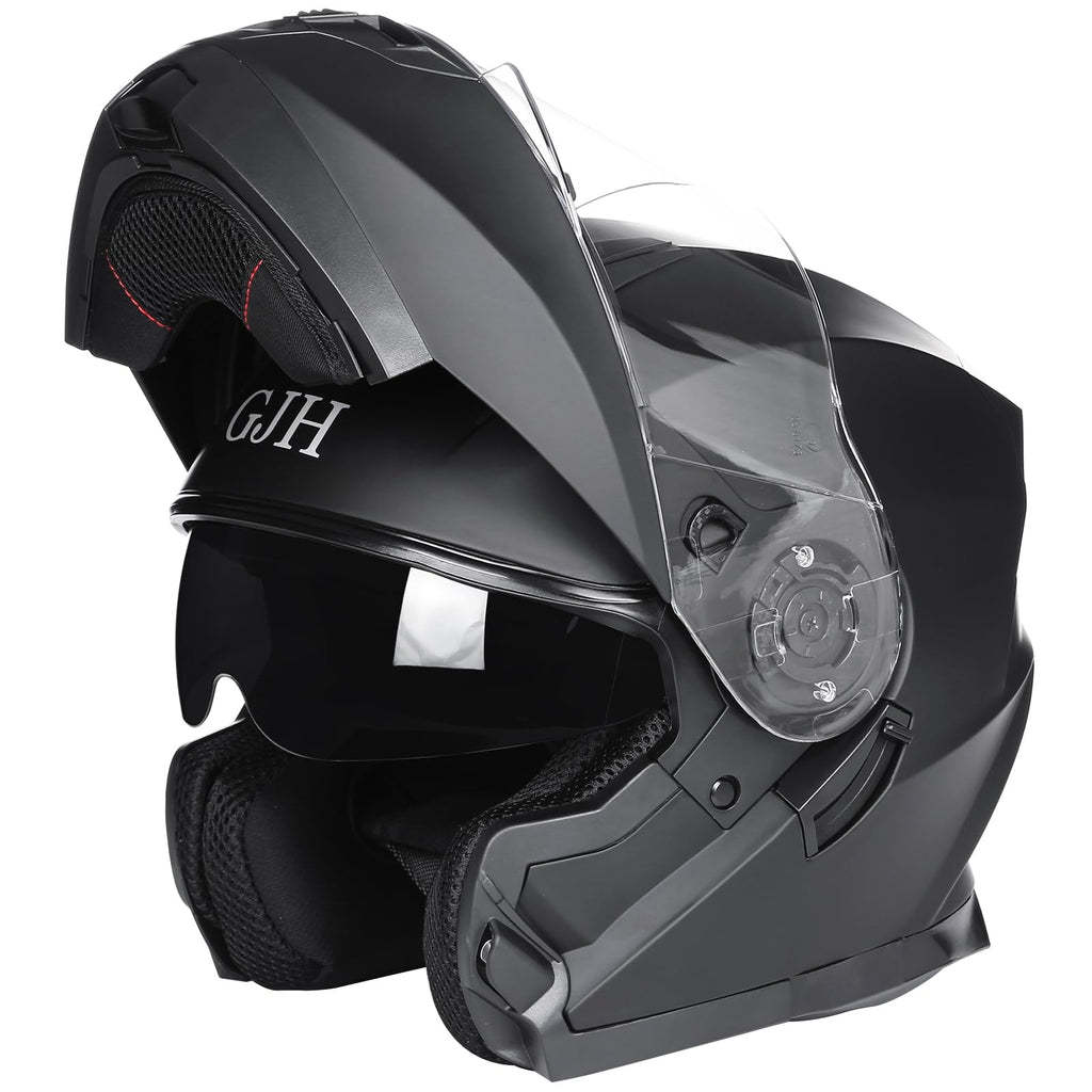 Modular Motorcycle Helmet Flip Up Anti-Fog Lens P4719