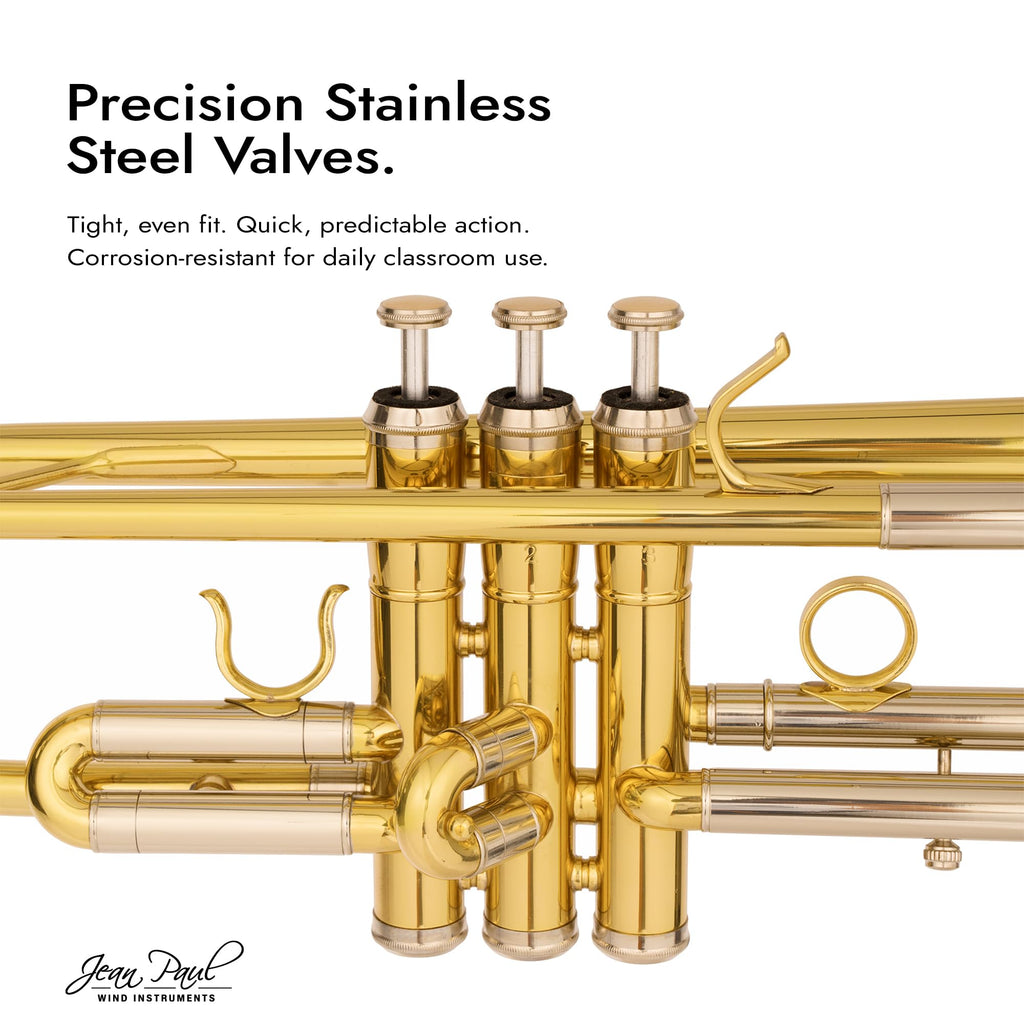 Bb Trumpet with Yellow Brass Bell and Stainless Steel Valves R33449