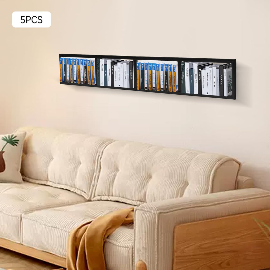 Black 5Pcs CD Racks B950988