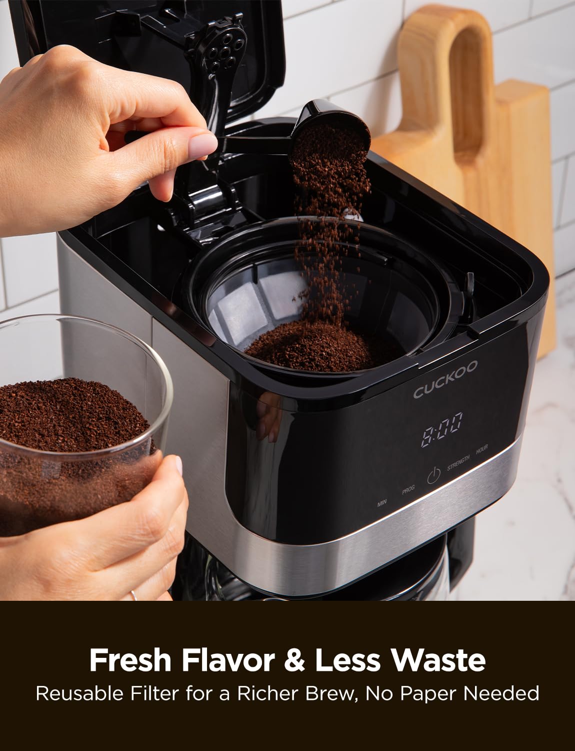 10-Cup Programmable Drip Coffee Maker with Glass Pot T6371