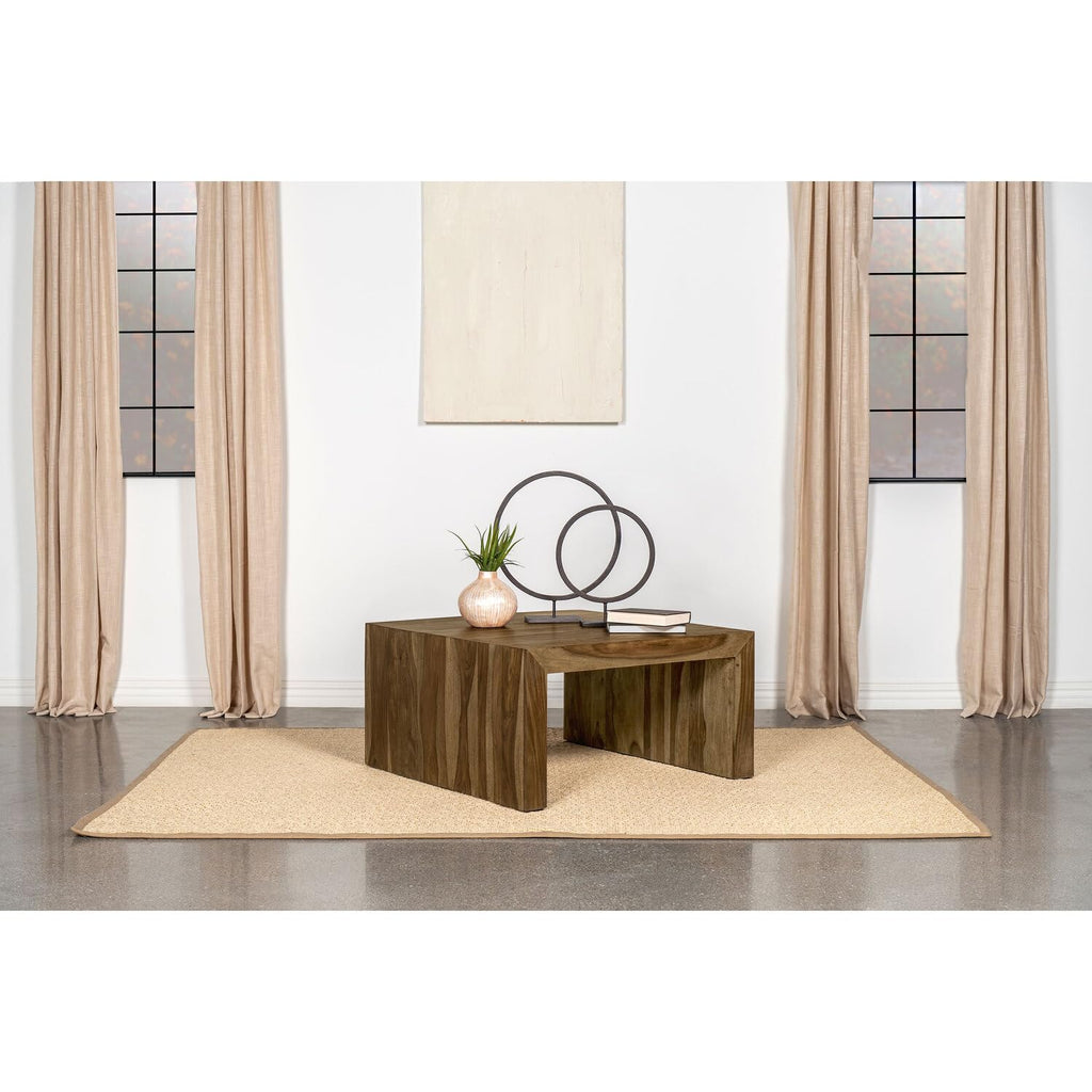 Solid Sheesham Wood Square Coffee Table D86446