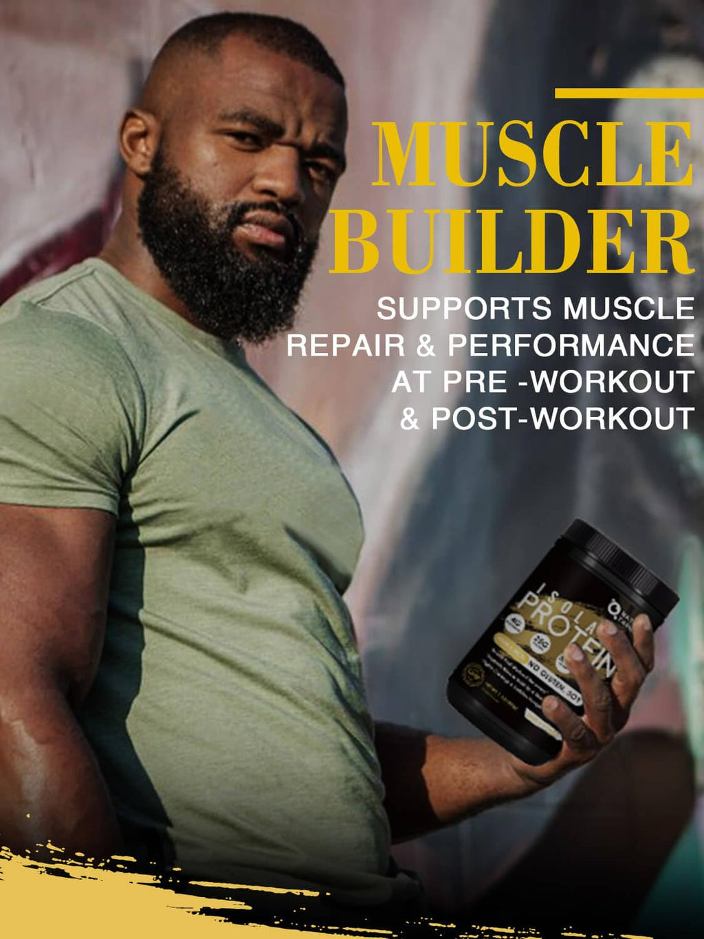 Unflavored Whey & Pea Protein Powder E624