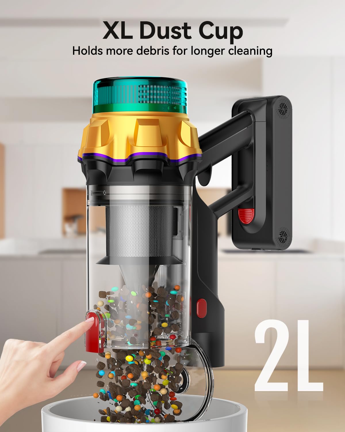 Cordless Stick Vacuum Cleaner 650W 60KPA Z98999