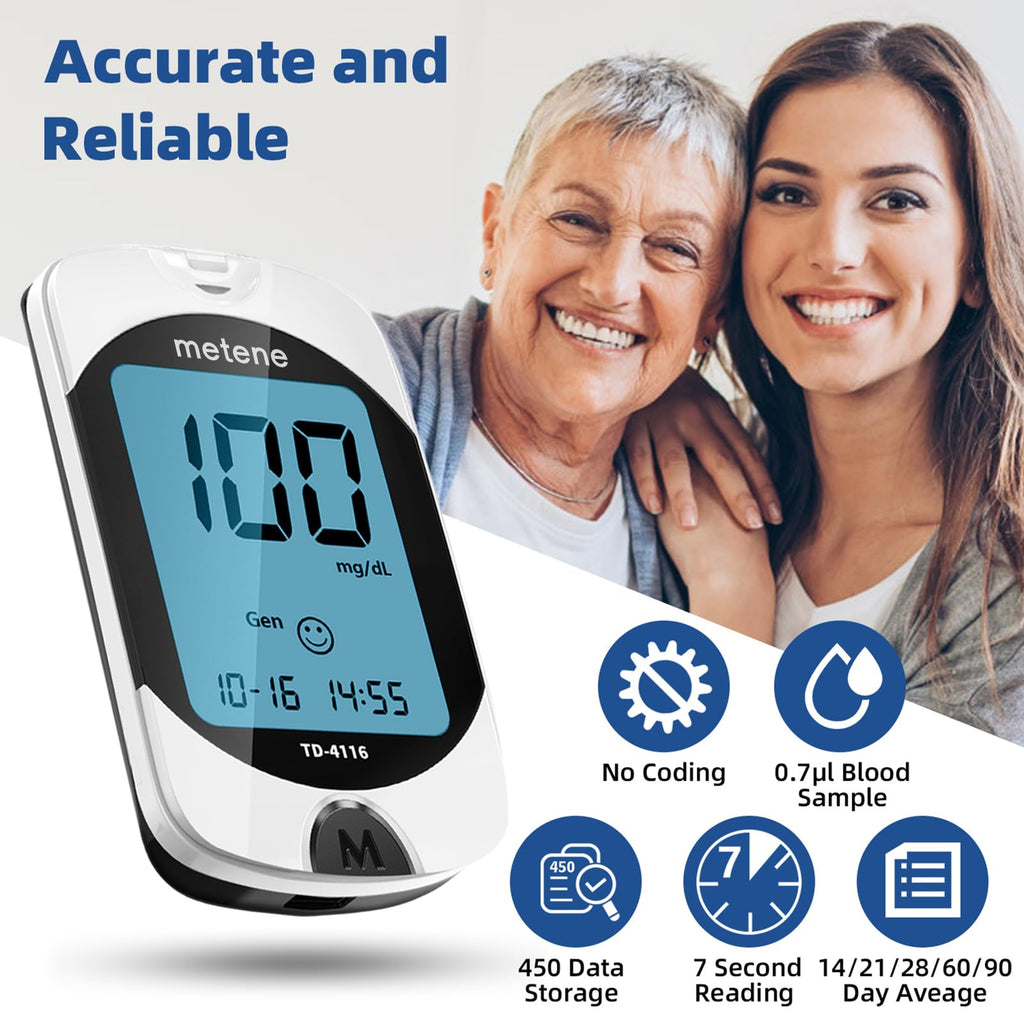 Blood Glucose Monitor Kit & Twist Top Lancets D7463