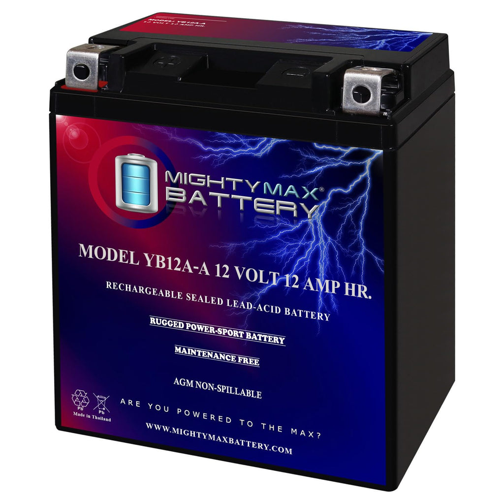 12 Volt 12 AH Rechargeable SLA AGM Motorcycle Battery D279132