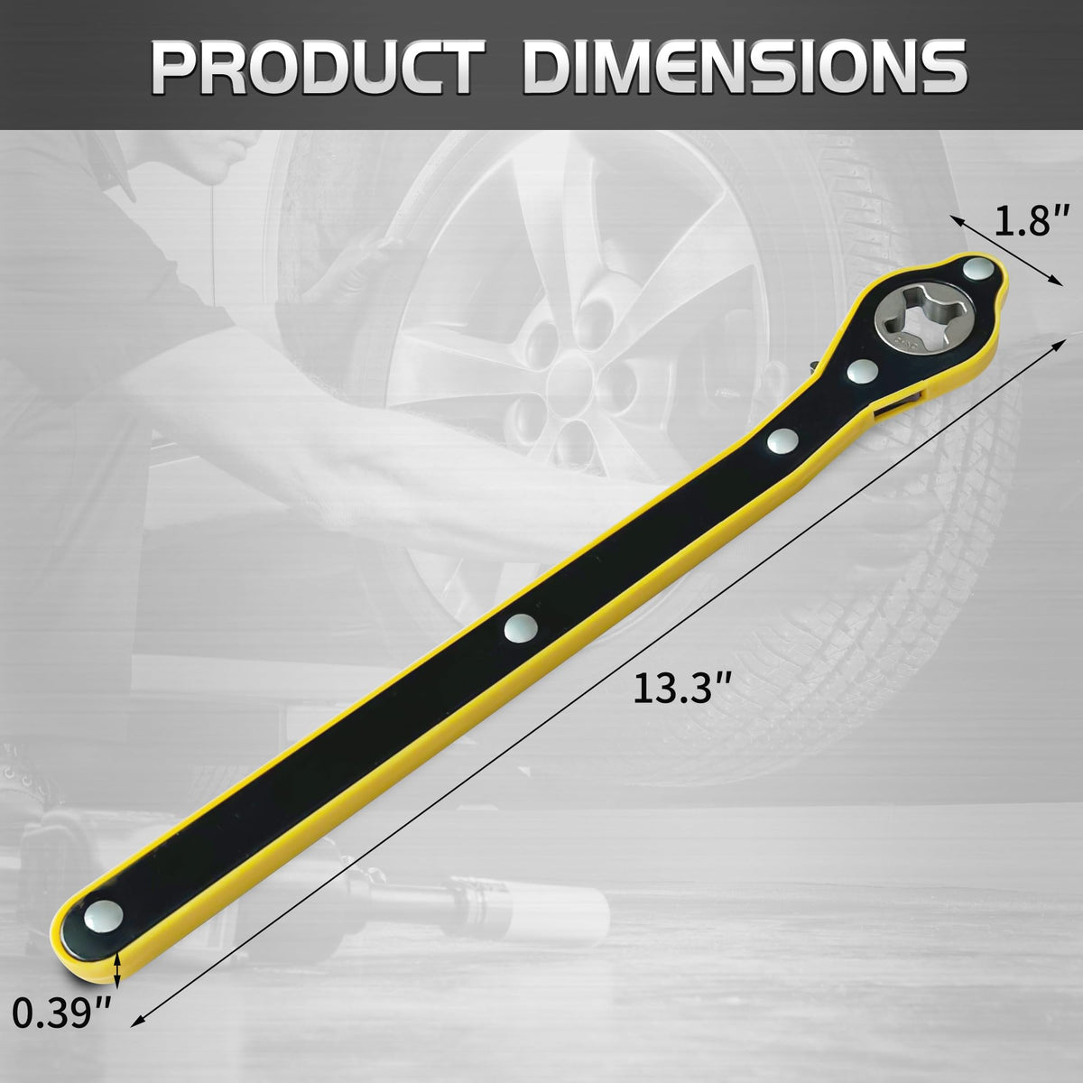 Ratchet Wrench for Scissor Jacks I869635