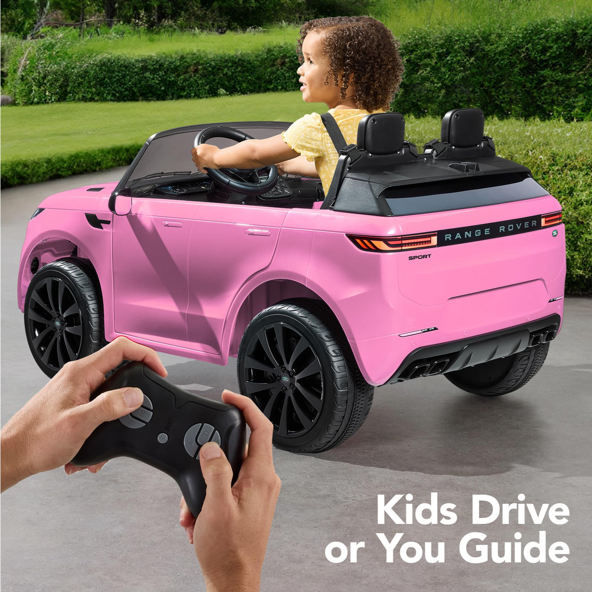 Pink 2-Seater Electric Ride On Car Truck K493048