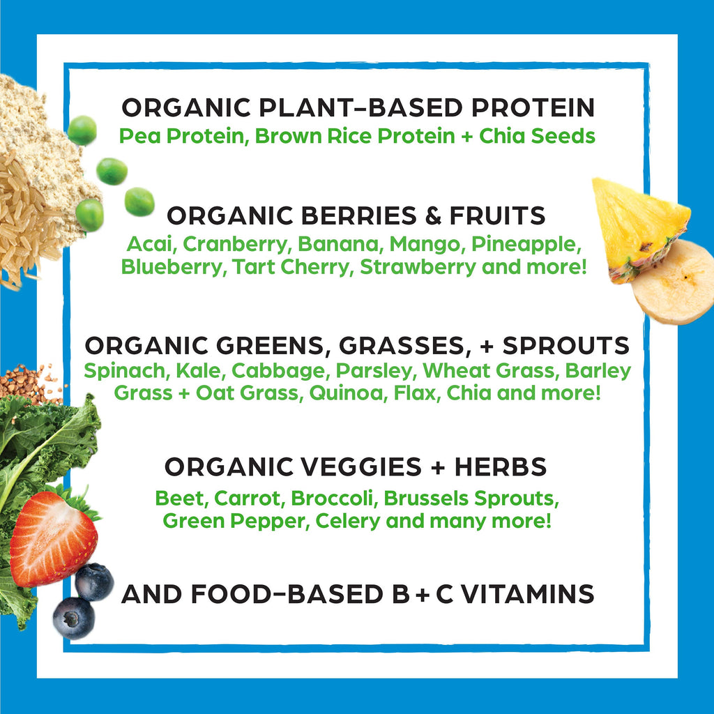 Organic Vegan Protein Powder + Superfoods Powder Bundle C47971