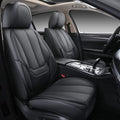 Black Full Set Waterproof Nappa Leather Car Seat Covers Z981