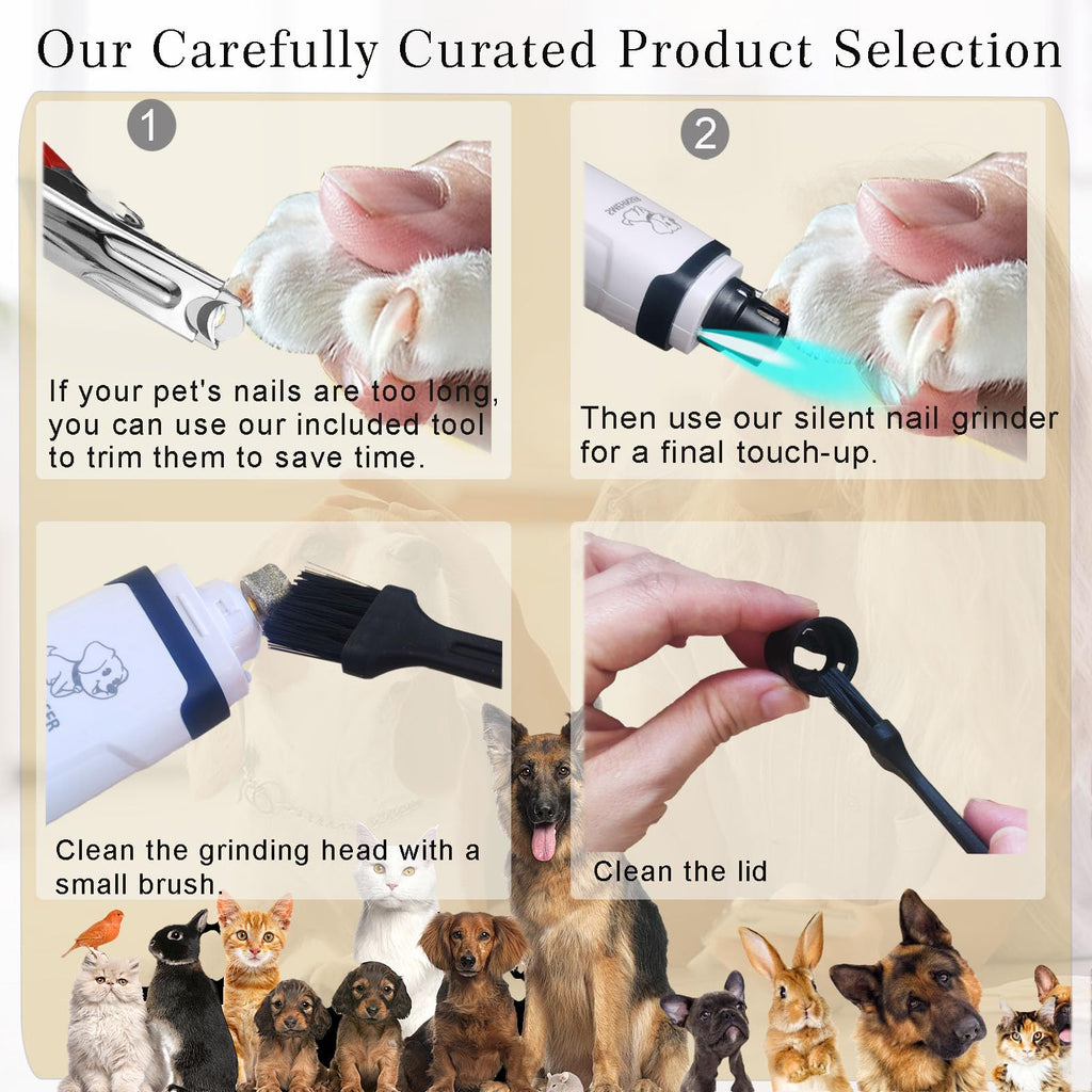 Dog Nail Clippers and Nail Grinder Set M60387