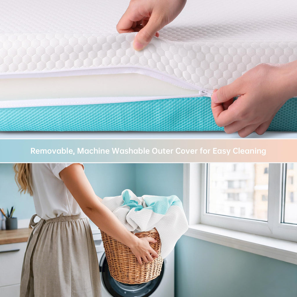 Memory Foam Crib Mattress with Washable Cover B562231