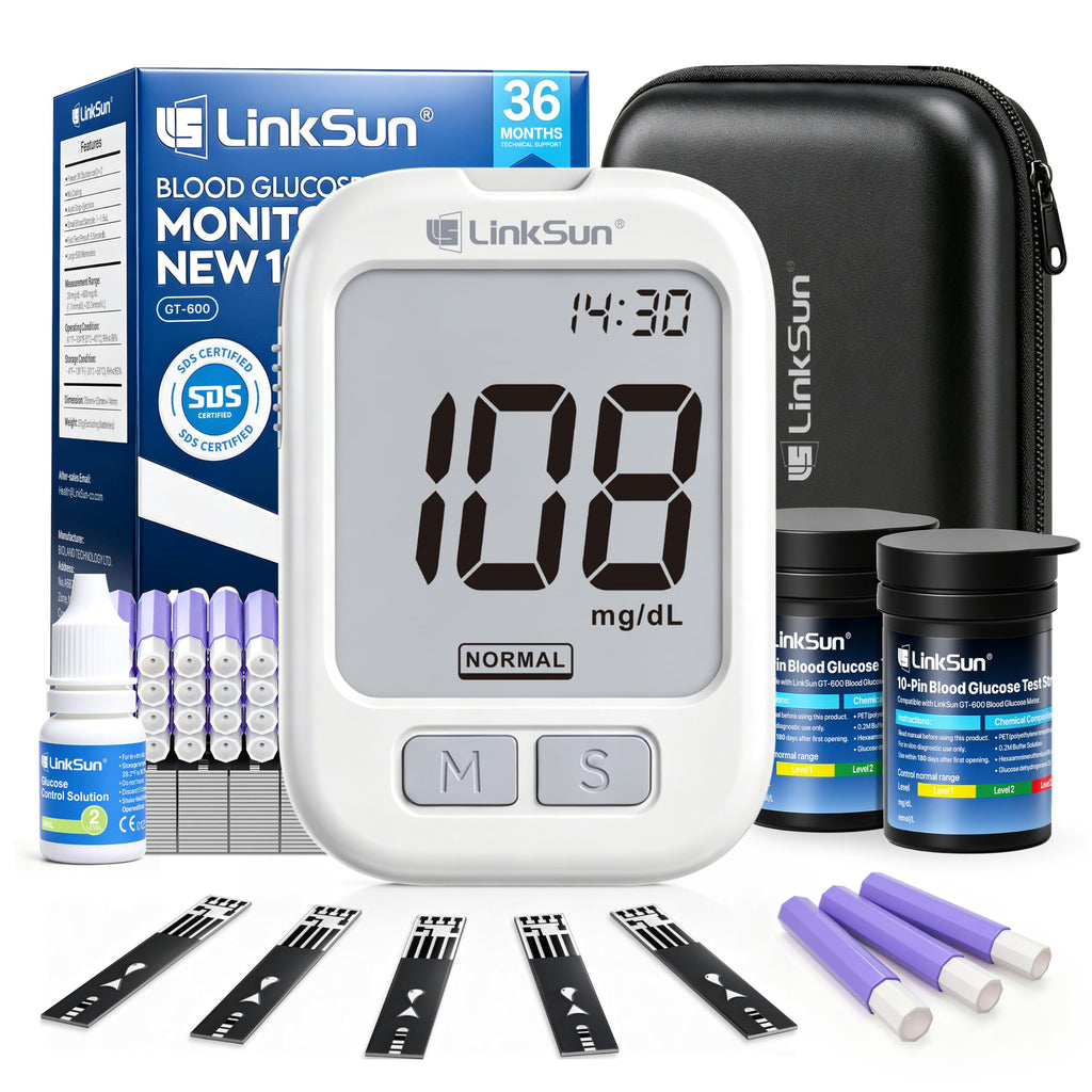 Glucose Monitor with 100 Strips & Safety Lancets N79810
