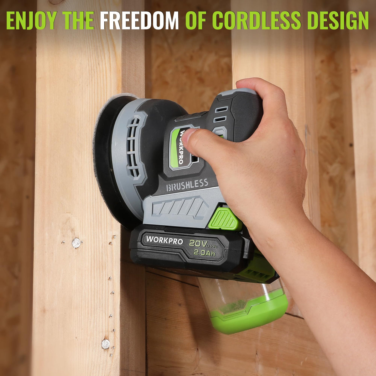5-Inch Cordless Random Orbital Sander T23579