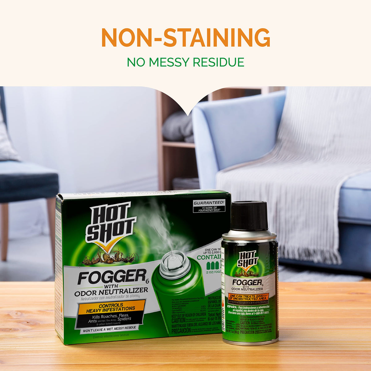 Fogger with Odor Neutralizer 6 Count 2 Ounce Cans 2 Pack G631524