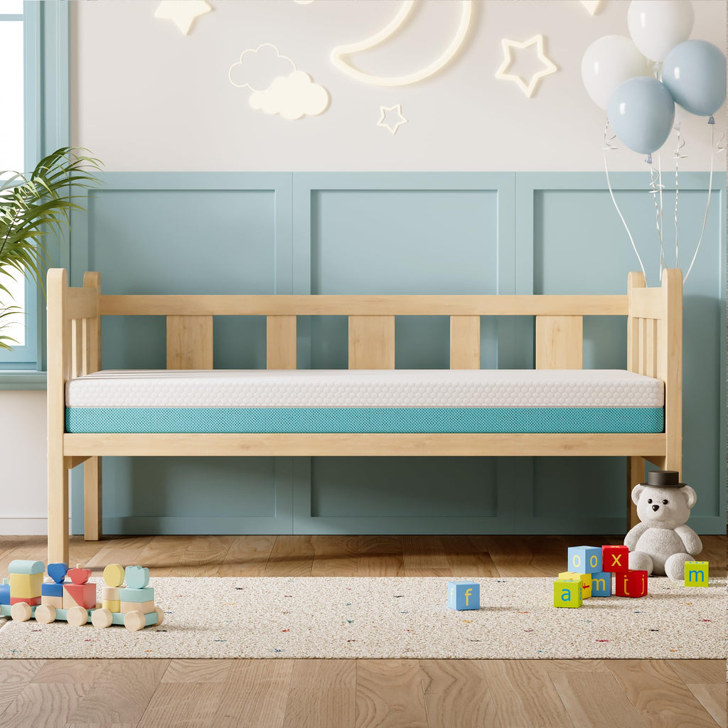 Memory Foam Crib Mattress with Washable Cover B562231