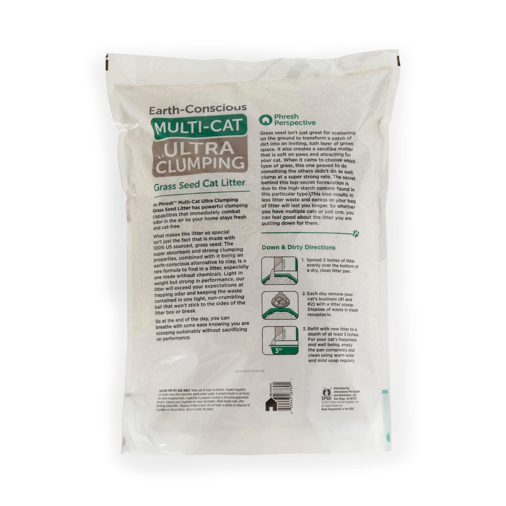 Unscented Clumping Grass Seed Cat Litter 10 lbs X337