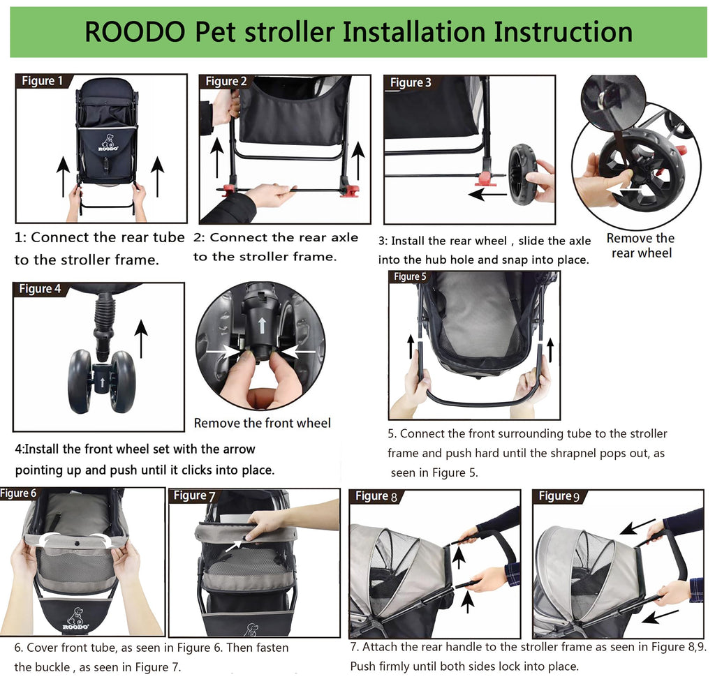 3 Wheel Pet Stroller J70759