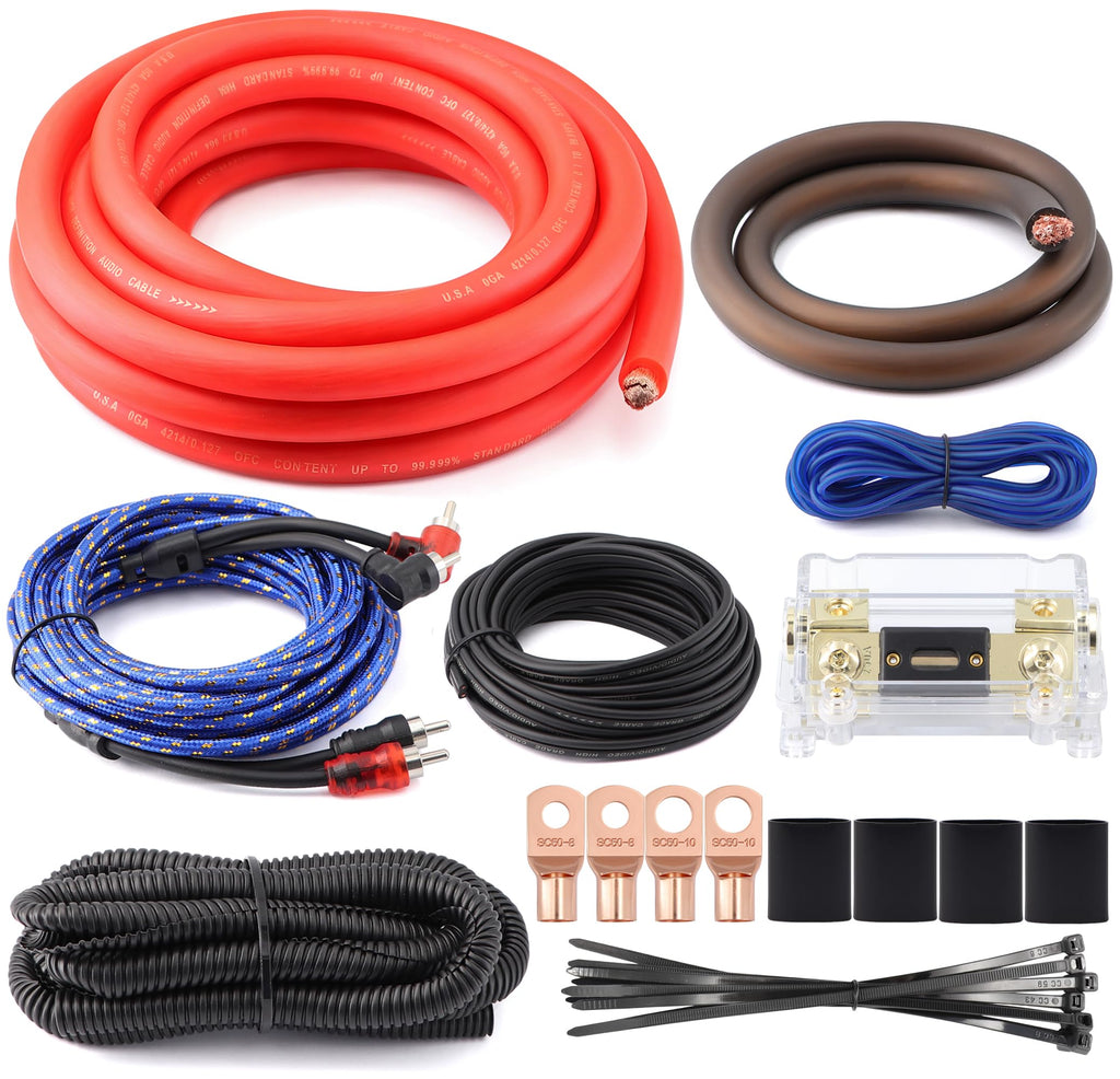 0 Gauge OFC Amp Wiring Kit J90928
