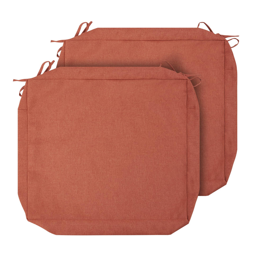 Water Repellent Cushion Cover 2 Pack 24x22x4 Inch I622844