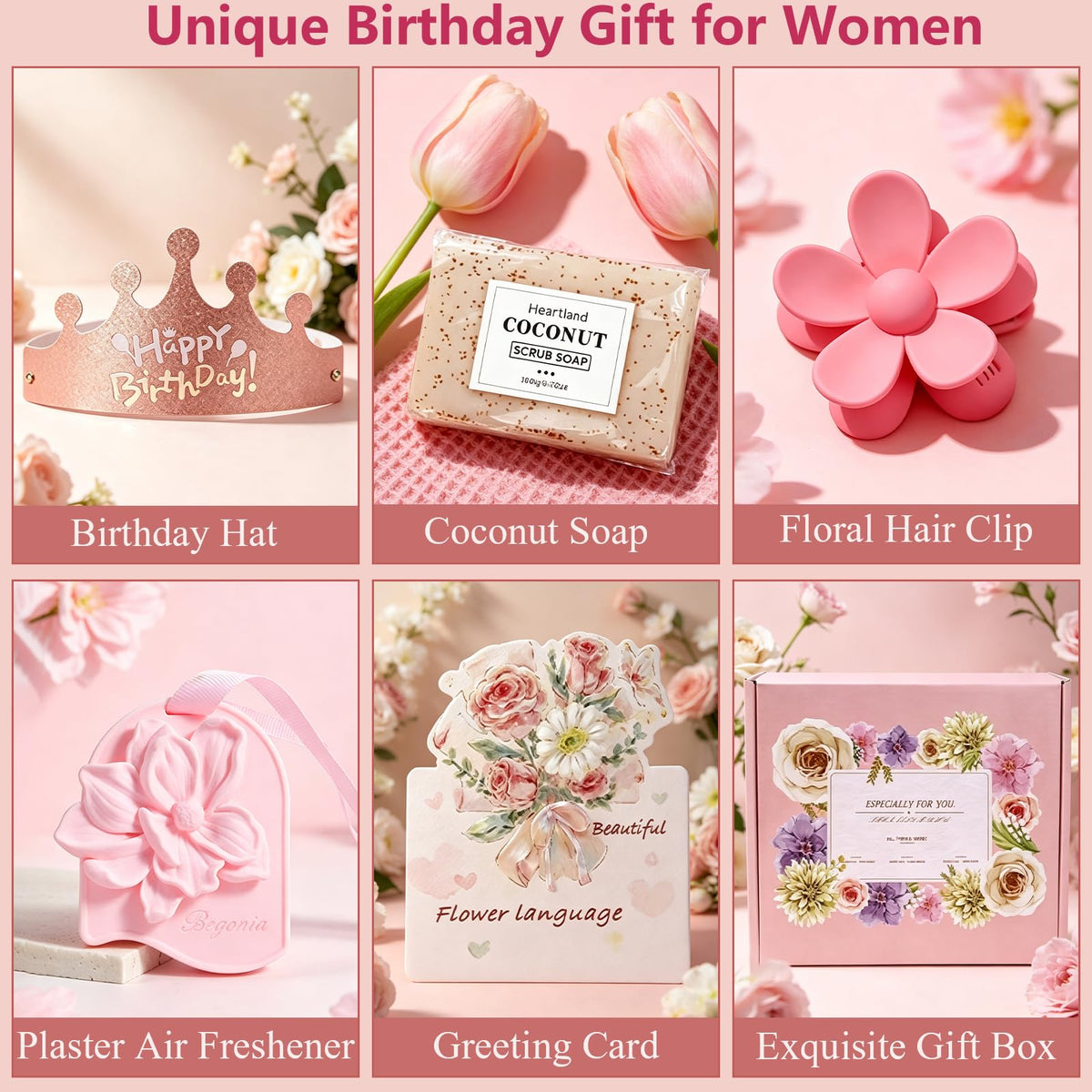 10 Pc Birthday Gift Basket Set with Blanket M589193