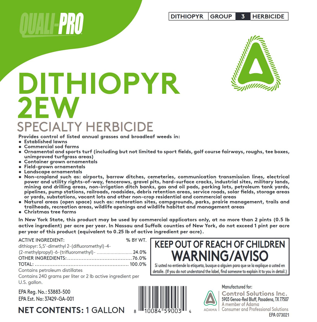 Dithopyr 2EW 1 Gallon Selective Pre-Emergent Herbicide T716352