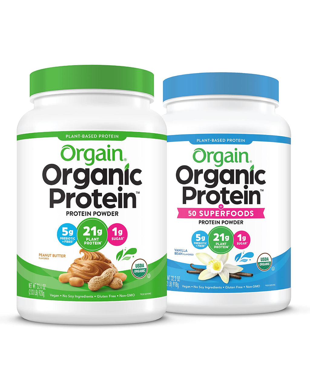 Organic Vegan Protein Powder + Superfoods Powder Bundle C47971