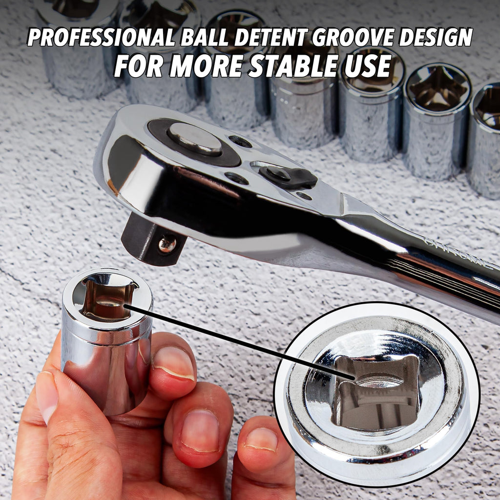 205-Piece Ratchet Wrench Tool Set J781216