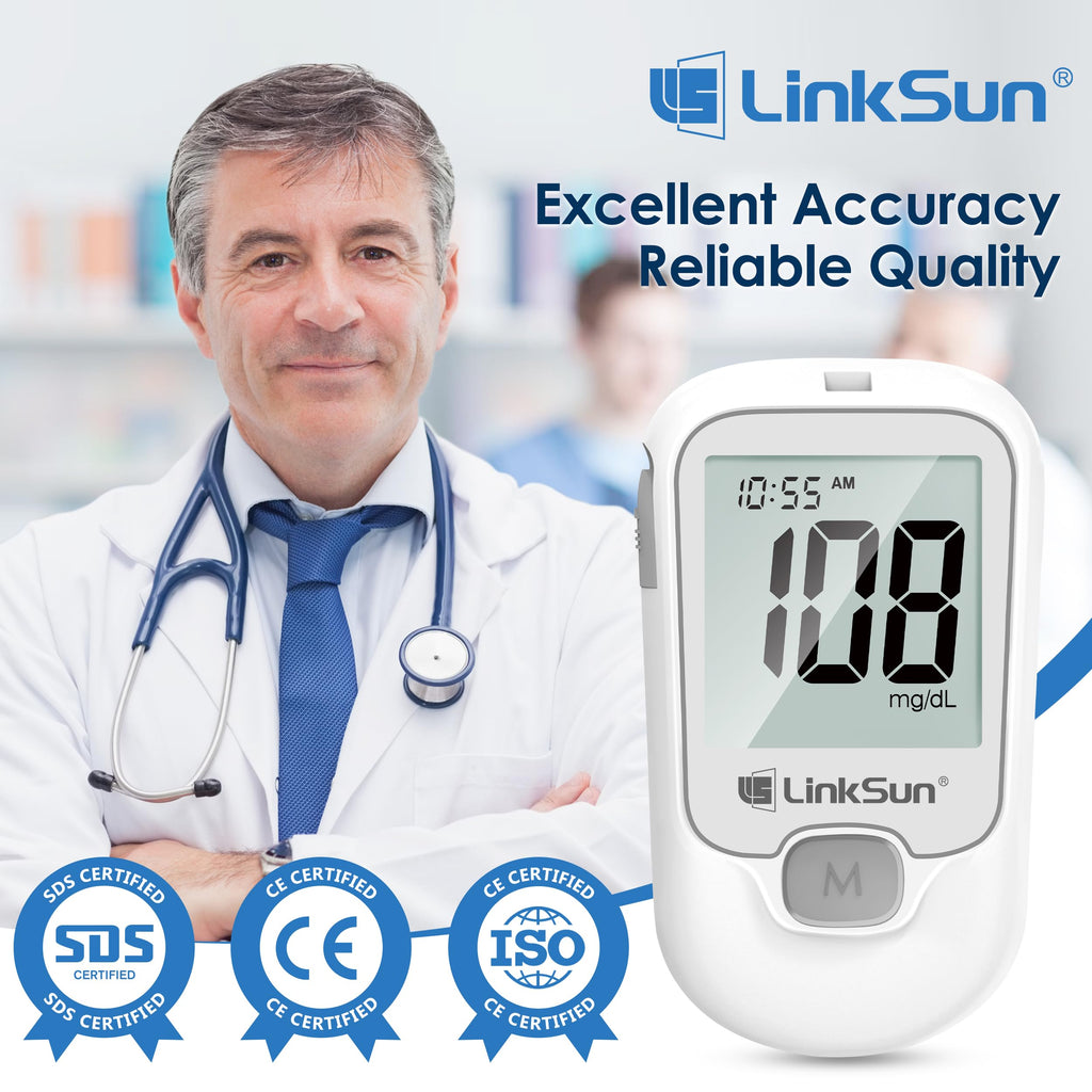 Glucose Monitor Kit, 100 Strips & Lancets Z609355