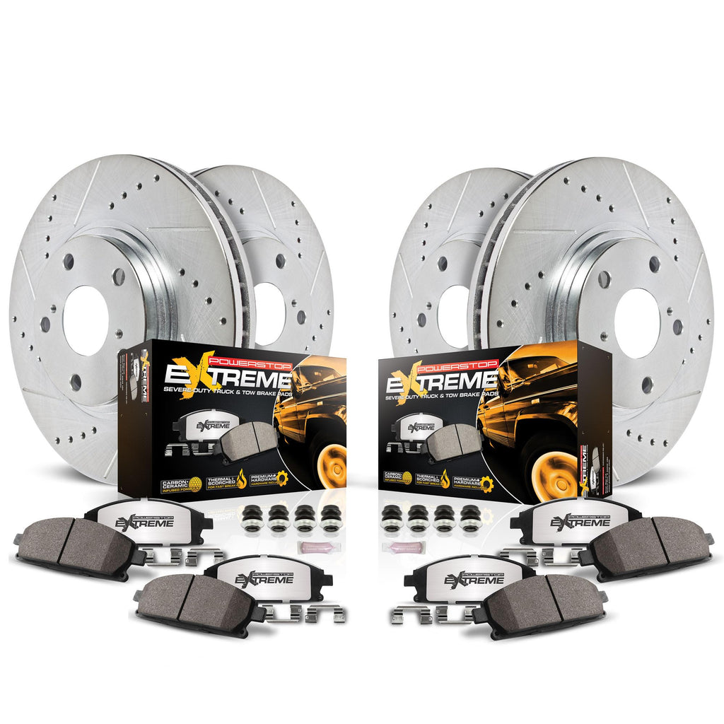 Front & Rear Brake Pad & Rotor Kit L3113