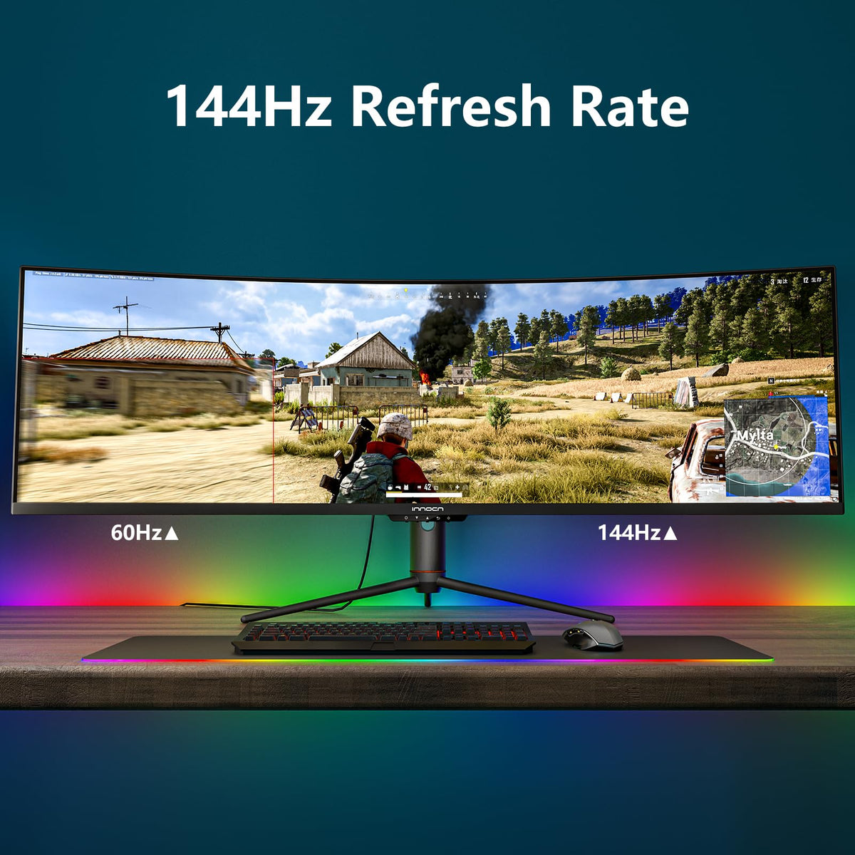 49" Curved Ultrawide Gaming Monitor 144Hz G73529