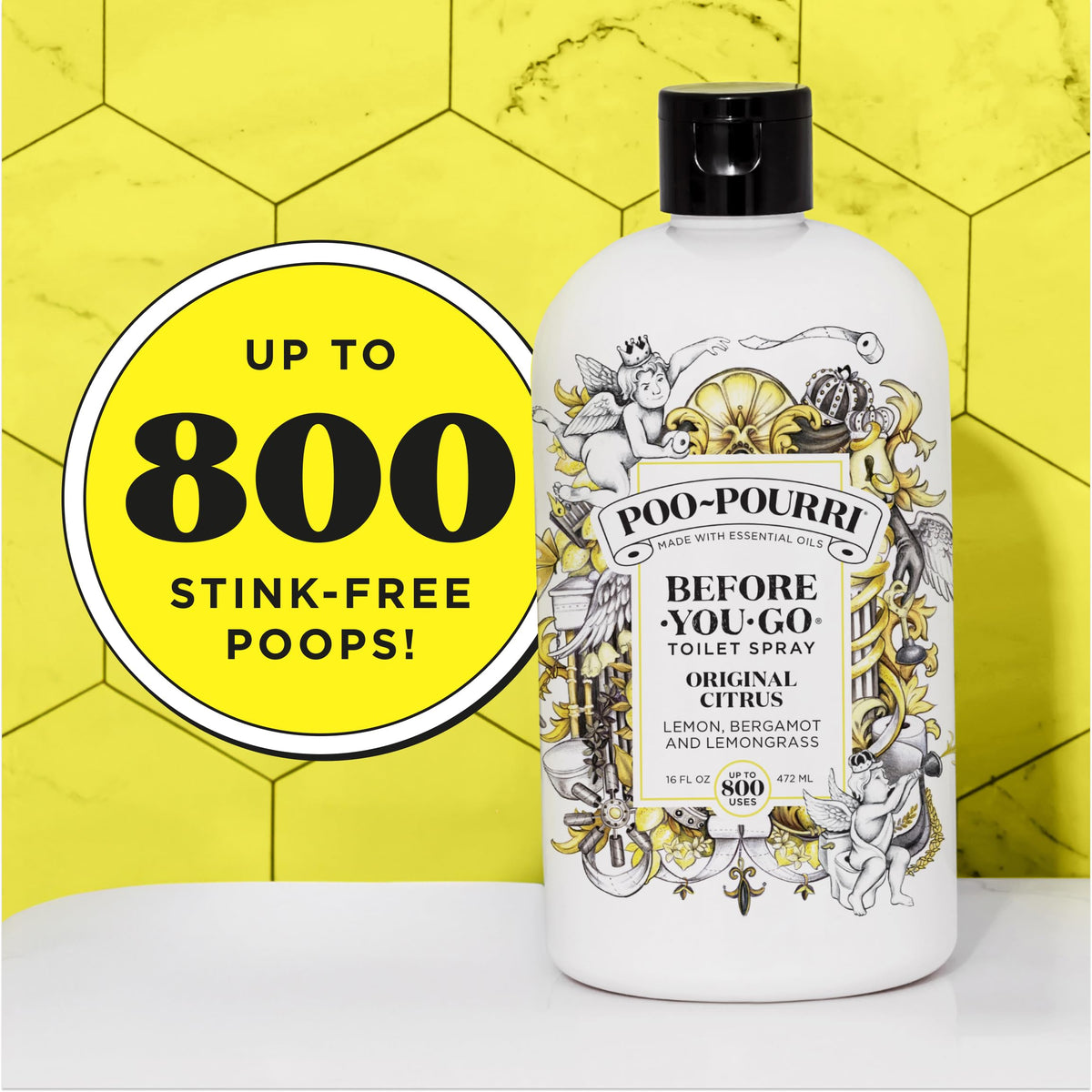 Toilet Spray Refill 16 Fl Oz E440